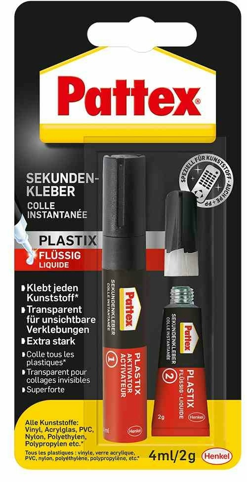 Preisvergleich Produktbild PATTEX PSA1C  Sekundenkleber Plastix Flüssig