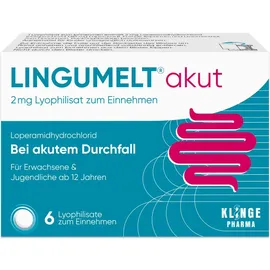 Klinge Pharma Lingumelt akut 2 mg Lyophilisat zum Einnehmen
