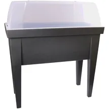 Jelenia Plast Hochbeet mit Deckel 80 x 88 x 40 cm Anthrazit