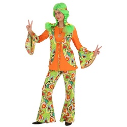 Orlob Hippie-Kostüm 70er Jahre Verkleidung für Damen 42 / 44 – 42 / 44