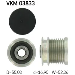 Generatorfreilauf SKF VKM 03833 für Mercedes-Benz R-Class G-Class Cabrio