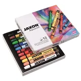HONSELL Aquarell Wachspastellkreide 12 St. mehrfarbig