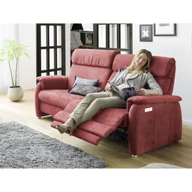 Home Affaire 2-Sitzer HOME AFFAIRE "Turin", rot, B:155cm H:107cm T:97cm, Sofas, mit motorischer Relaxfunktion, auch in Leder