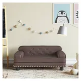 vidaXL Kindersofa vidaXL 70 x 45 x 30 cm Kiefer braun