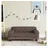 vidaXL Kindersofa vidaXL 70 x 45 x 30 cm Kiefer braun
