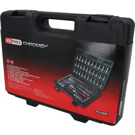 KS Tools 1/4"+3/8" CHROMEplus Steckschlüssel-Satz 99-tlg.