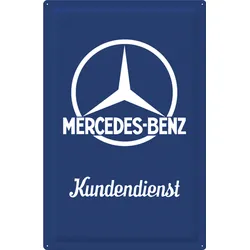 Blechschild Mercedes-Benz - Kundendienst