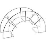 Sauvic Großer Schlauchhalter aus Edelstahl, 46,5x16,5x24 cm