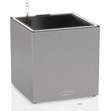 LECHUZA Canto Stone 30 low LED 30 x 30 x 30 cm steingrau