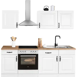 WIHO KÜCHEN Küchenzeile Erla 220 cm weiß