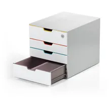 Durable Schubladenbox Varicolor Mix 4 Safe 4-tlg. mehrfarbig