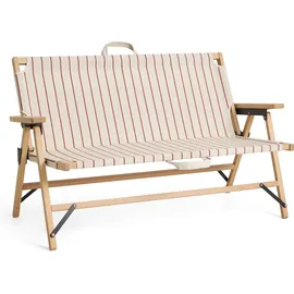 HAY Outdoor Market Klappsofa beige/rot