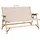 HAY Outdoor Market Klappsofa beige/rot