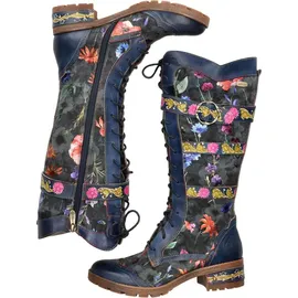 LAURA VITA Stiefel blau / mischfarben 37