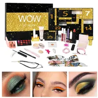 Weihnachts-Beauty-Adventskalender – 2024 Make-up, Beauty-Adventskalender, Make-up-Komplettset Mit Lippenstift, Lipgloss, Concealer, Lidschatten, Rouge, Geschenk Für Frauen Zu Weihnachten