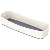 Leitz Aufbewahrungsschale MyBox länglich ABS weiß/grau Packung mit 4