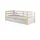 58 aufm Kessel KOJENBETT mit Schubladen Karissa 211x77x98 Massivholz+MDF Weiß/natur | Gr.: onesize