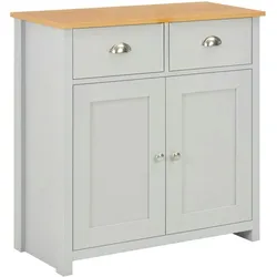 vidaXL Sideboard Grau vidaXL Sideboard Grau 79 x 35 x 81 cm
