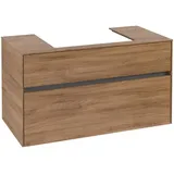 Villeroy & Boch Collaro Waschbeckenunterschrank 100 x 55 cm Kansas Oak