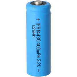 AccuCell Akku 400mAh 3,2V LiFePo4 43,8x14,2mm