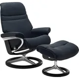 Stressless Stressless® Relaxsessel »Sunrise«, mit Signature Base, Größe S, Gestell Schwarz blau