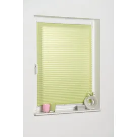 K-HOME Klemmfix-Plissee Pisa 120 x 130 cm Fenstergröße (Velux) Grün