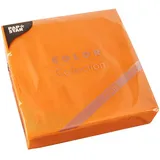 Papstar Servietten, 2-lagig "PUNTO" 1/4-Falz 38 cm x 38 cm nektarine mikrogeprägt