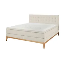 Uno Boxspringbett Westwood ¦ beige ¦ Maße (cm): B: 180 H: 109