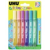 UHU Glitter Glue Shiny, 6x 10ml (39110)