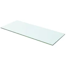 vidaXL Regalboden Glas Transparent 60x20 cm - Transparent