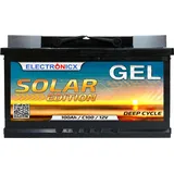 Electronicx Solar Edition GEL Batterie 100 AH 12V 1,2 kWh