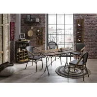 SIT Möbel Wand-Weinregal 33 x 16 x 148 cm Antikschwarz