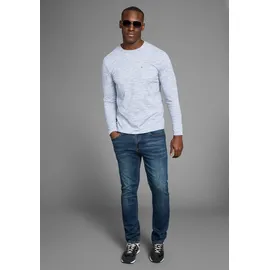 Bruno Banani Langarmshirt in blau melange), | Gr.: XL