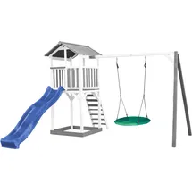 Axi Beach Tower Spielturm mit Summer Nestschaukel und Blauer Rutsche