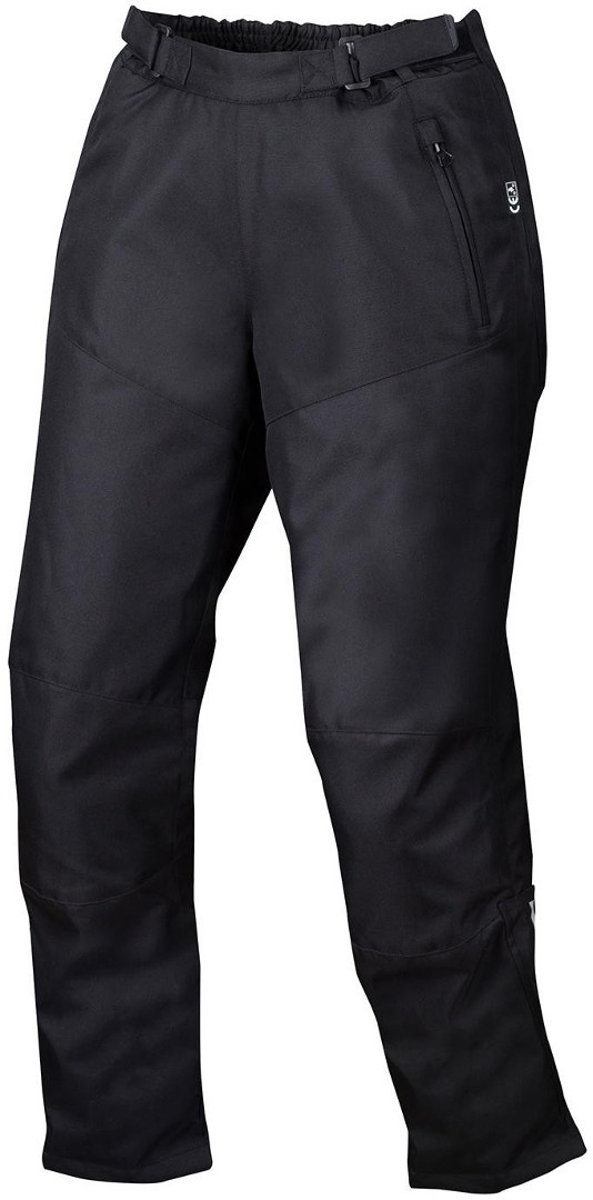 Bering Bartone Groot formaat vrouwen motorfiets textiel broek, zwart, L