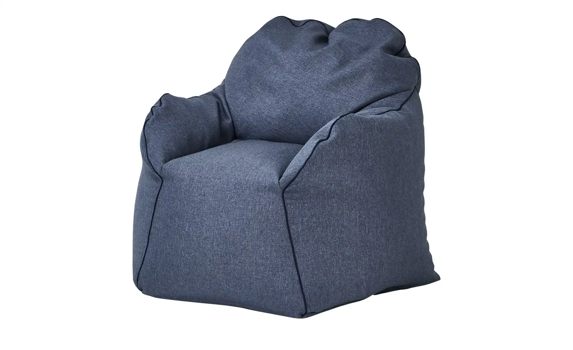 Sitzsack-Sessel  Tedd , blau , Maße (cm): B: 85 H: 70 T: 80