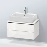 Duravit L-Cube Unterschrank, 2 Schubkästen,