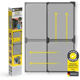 EasyMaxx Moskitonetz Magic Fit 115x270cm anthrazit