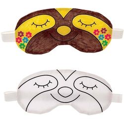 Faultier Augenmasken zum Ausmalen  (pro Set 2) Bastelsets