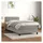 vidaXL Boxspringbett 100 x 200 cm Hellgrau