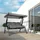 Outsunny Hollywoodschaukel grau/schwarz 3-Sitzer 84A-140BK