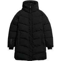 Superdry Damen. Wattierter City Chevron Parka schwarz 40 - 40