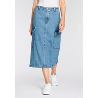Levis Jeansrock »CARGO MIDI SKIRT MED IN«, Gr. 28, CAUSE and effect) - blau - 36