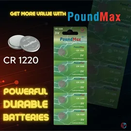 PoundMax CR1220 1050 mAh 5 St.