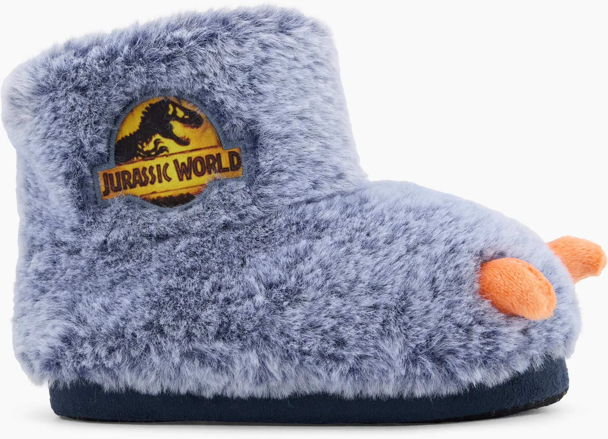 Jurassic World  Plüsch-Hausschuh Blau, Kinder, Größe: 25/26 - Jurassic World  Plüsch-Hausschuh Blau, Kinder, Größe: 25/26 - man - Blau