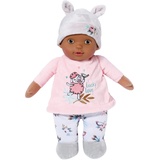 Zapf Baby Annabell Sweetie for babies DoC 30cm -weiche rosa Stoffpuppe für Babys, integrierte Rassel, waschbar, ab Geburt nutzbar