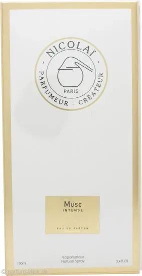 Nikolaï Parfumeur Createur Musc Intense Eau de Parfum 100ml Spray