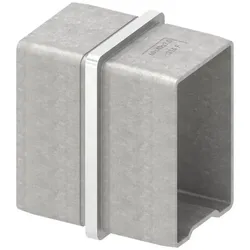 Verbindungsstück für Rohr 60x40x2mm, V4A