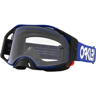 OAKLEY Airbrake MX Moto, Crossbrille - Blau/Schwarz/Weiß Klar