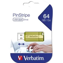 Verbatim Store 'n' Go PinStripe 64GB grün